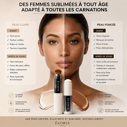 ÉLORIA PARIS™ | Fond de Teint Intelligent avec Pinceau Intégré