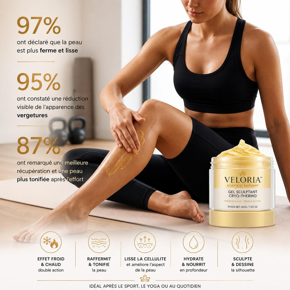 Les avantages de ce gel sculptant