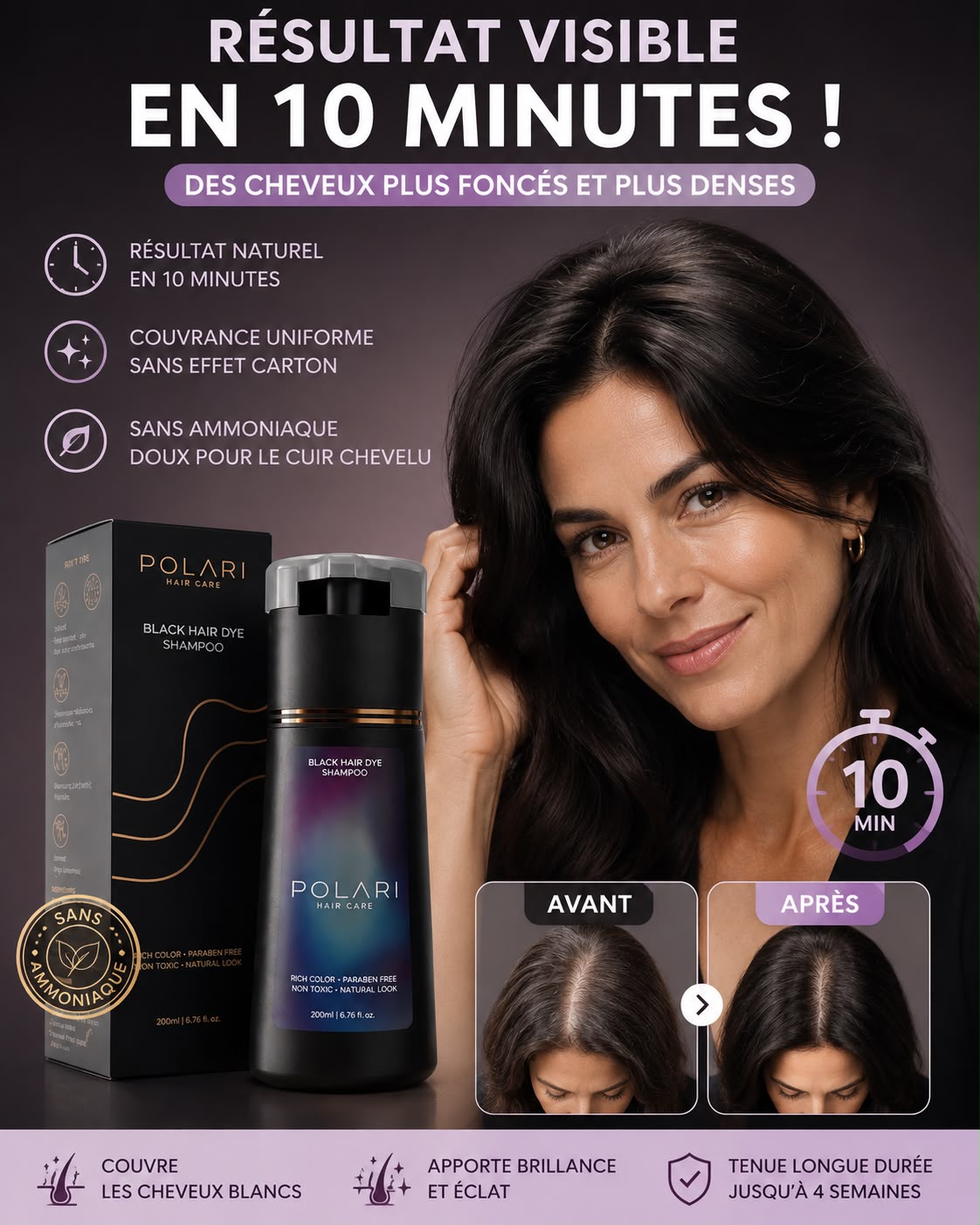 POLARI™ – Shampoing Réparateur & Fortifiant