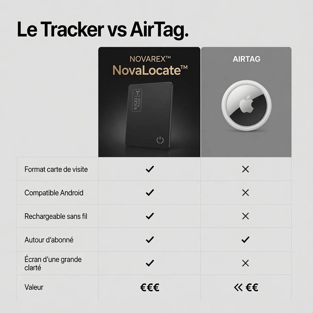 NovaLocate™ Carte Localisateur Intelligente Bluetooth