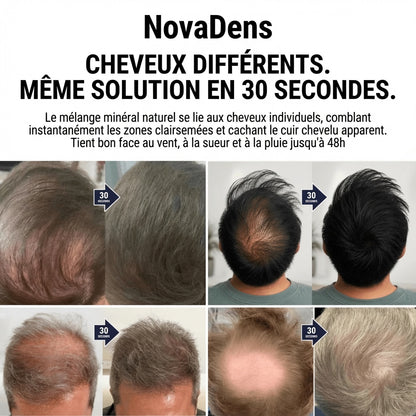 NovaDens Pro - Fibres Capillaires Densifiantes Instantanées