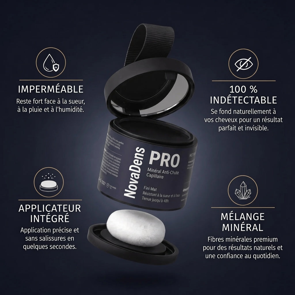 NovaDens Pro - Fibres Capillaires Densifiantes Instantanées