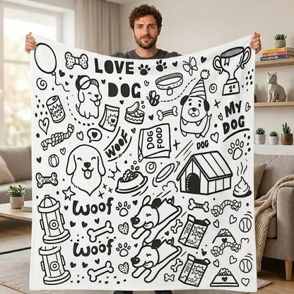 Couverture à colorier lavable ALOEVE™ – 24 feutres inclus
