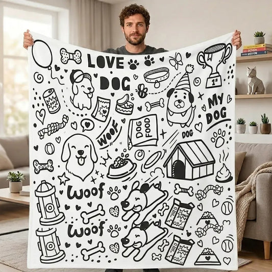 Couverture à colorier lavable ALOEVE™ – 24 feutres inclus