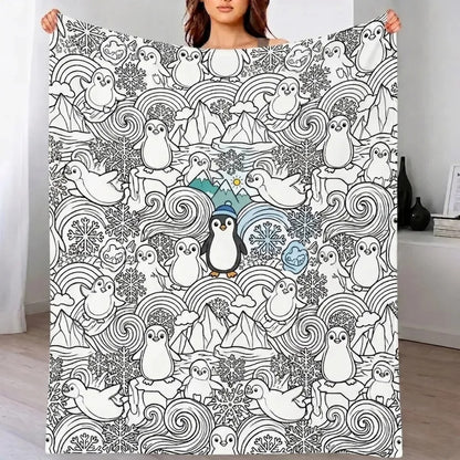 Couverture à colorier lavable ALOEVE™ – 24 feutres inclus