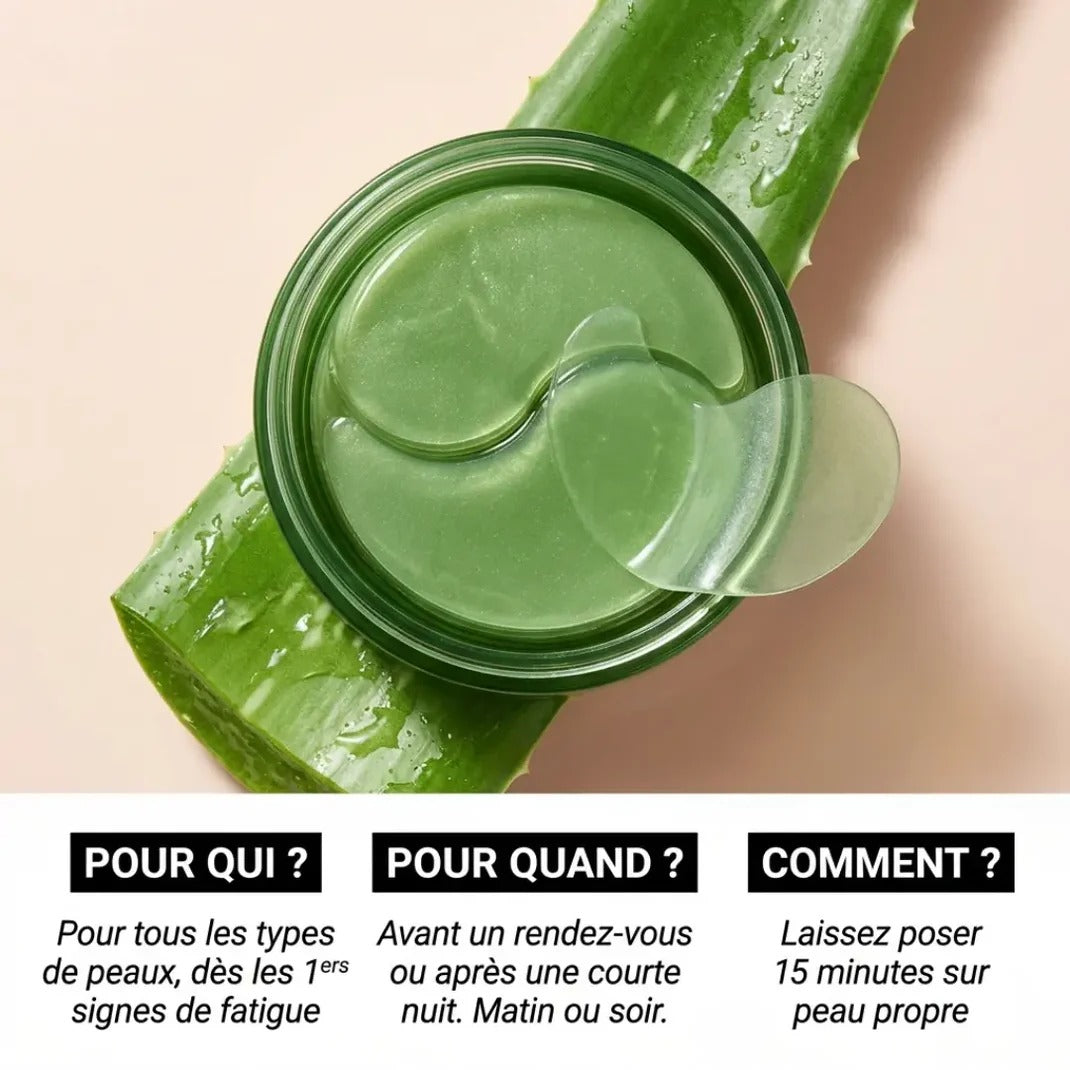 ALOEVE™ | Patchs Hydrogel Contour des Yeux à l’Aloe Vera